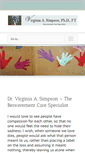 Mobile Screenshot of drvirginiasimpson.com
