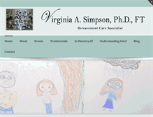 Tablet Screenshot of drvirginiasimpson.com